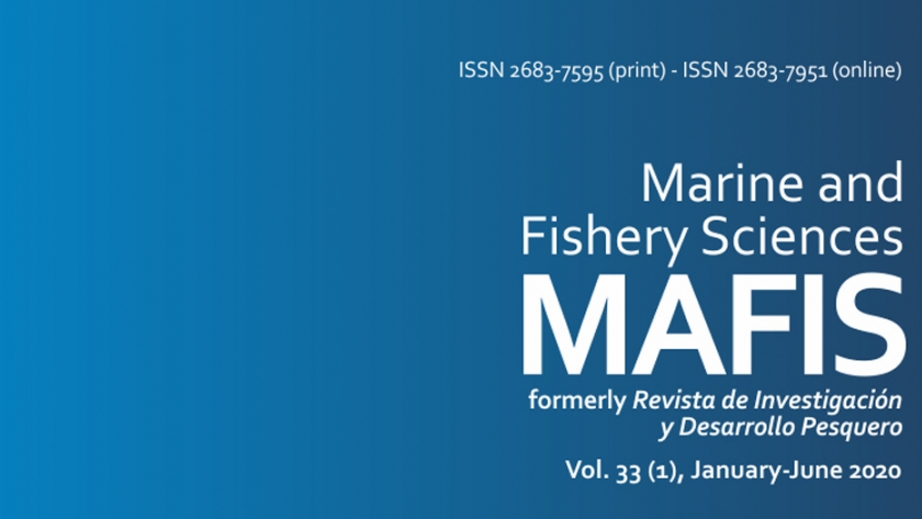 Salió el primer número del año de la revista Marine & Fishery Sciences del INIDEP