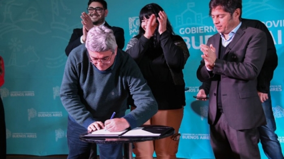 Kicillof y Rodríguez fortalecen la educación rural con un secadero automatizado en Goyena