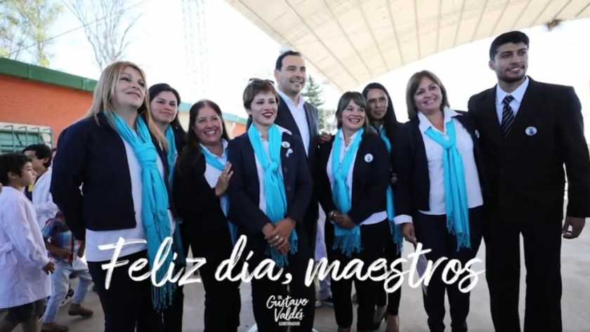 Valdés saludó a los maestros correntinos en su día