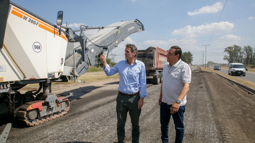 En Zárate, Katopodis recorrió el avance de obras de conectividad