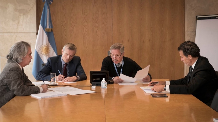 Felipe Solá mantuvo un diálogo de trabajo con el ministro de Asuntos Exteriores de Alemania, Heiko Maas