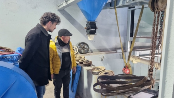 Avanza la instalación del primer molino del Polo Harinero en Ruta 188 Km 115