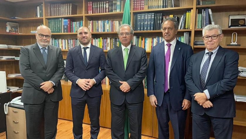 Guzmán durante la reunión con Guedes: “Argentina y Brasil juntos son más fuertes”