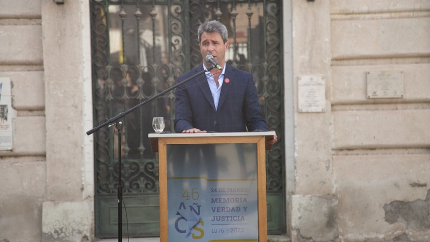 Uñac: “La memoria tiene que estar fresca y activa para que podamos alcanzar la verdad y hacer justicia”