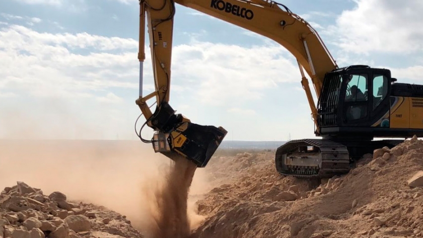 Qué materiales puede trabajar la cuchara seleccionadora MB-HDS?