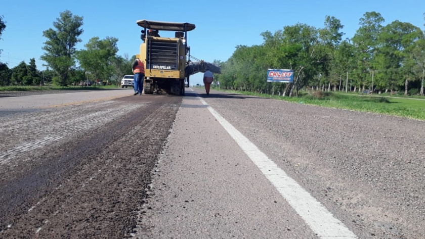 Chaco: última etapa de repavimentación sobre la RN89