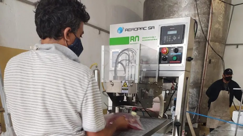 Ruta del Vino: bodegas rionegrinas ya comenzaron a fraccionar en la máquina de envasado “Bag in Box”