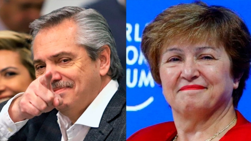 Georgieva felicitó a Alberto Fernández y ratificó que colaborará con su gobierno