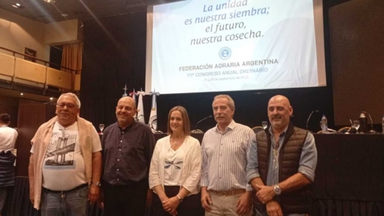 Andrea Sarnari fue reelegida al frente de la Federación Agraria y proyecta un año de trabajo con nuevos desafíos