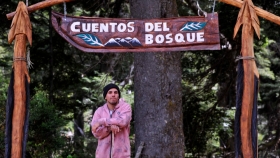 El paseo 'Cuentos del Bosque', con casi 30 esculturas en madera de una comunidad mapuche en Neuquén
