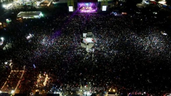 Unas 70 mil personas disfrutaron la velada de cierre de la 47° Fiesta Nacional del Lúpulo