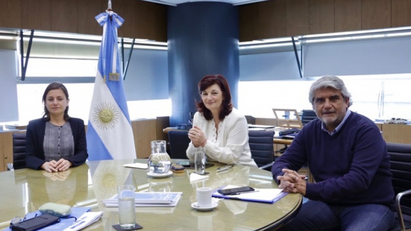 Reunión con la ministra Olmos