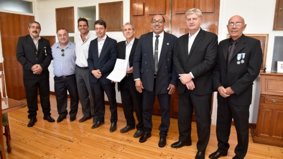 Ziliotto entregó un aporte económico al Centro de Veteranos de Malvinas