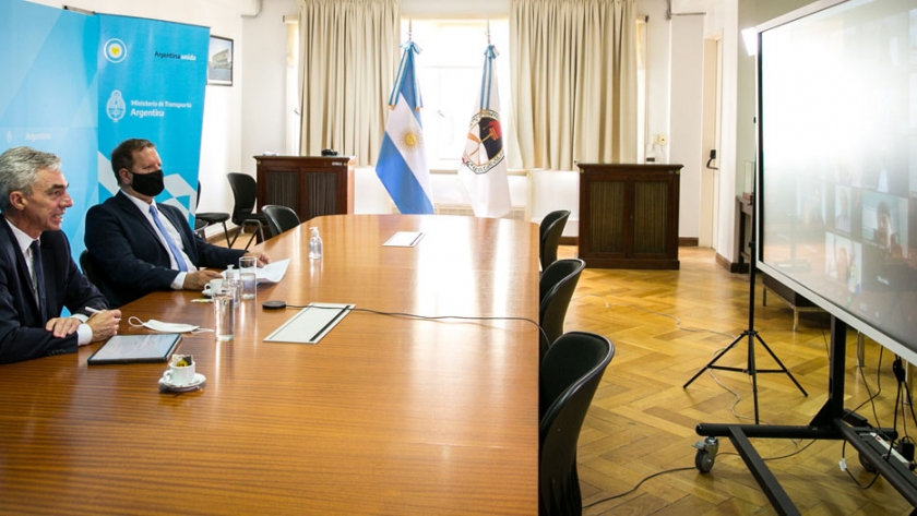 El Ministro de Transporte inauguró el primer Consejo Federal Portuario: "Mantener operativo el puerto ha sido el primer desafío por la pandemia"