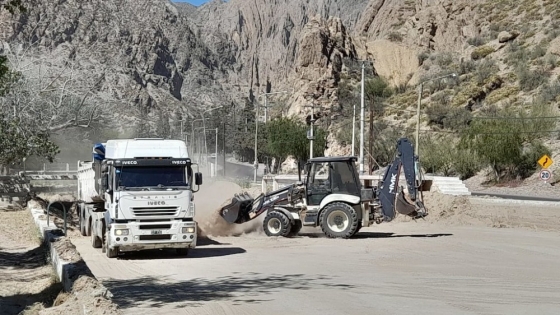 Realizan tareas de mantenimiento en el Parque Quebrada de Zonda