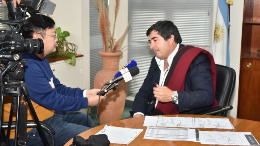 La producción salteña en la agenda del medio televisivo más importante de China