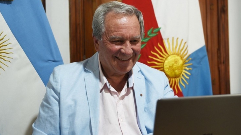 El Vicegobernador Dusso, junto al Embajador argentino en China