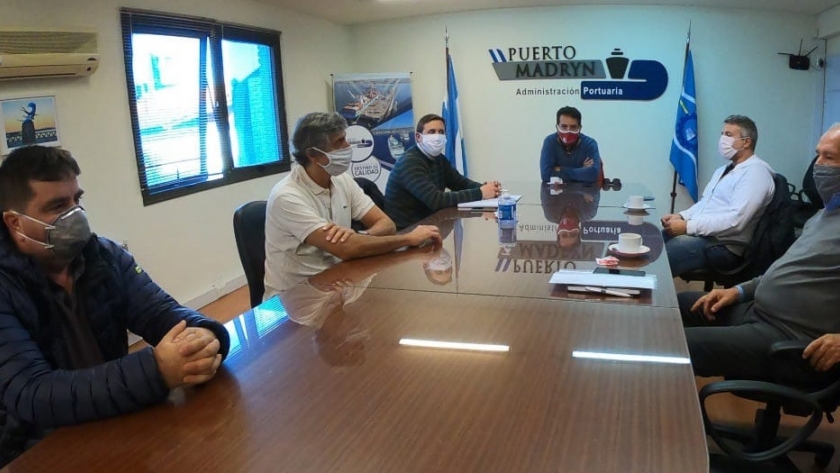 Puerto Madryn: Calvo recibió a miembros del consejo de la administración portuaria
