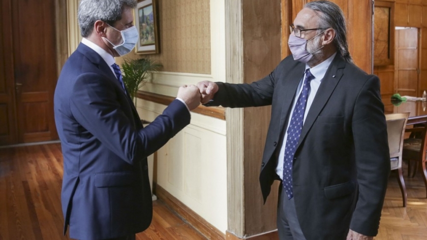 Uñac se reunió con el ministro de Agricultura, Ganadería y Pesca de la Nación