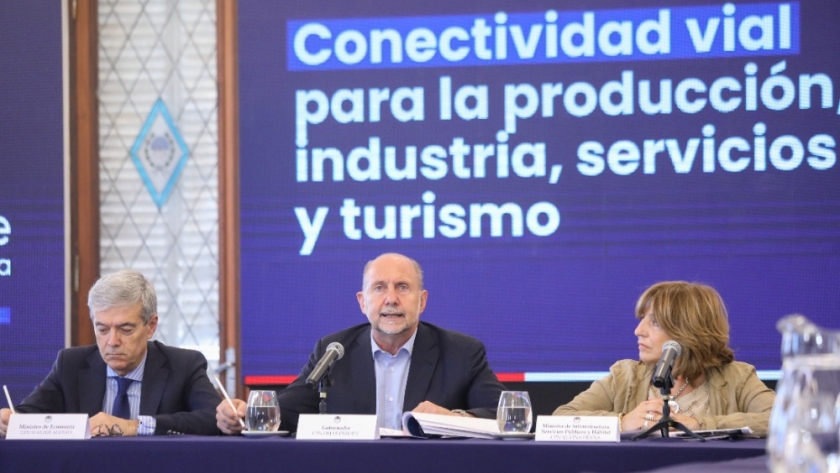 Perotti anunció obras viales por más de $5.000 millones para el Centro y Norte provincial