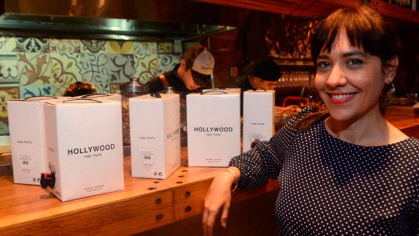 Hollywood, el nuevo vino bag-in-box que apunta a los millennials