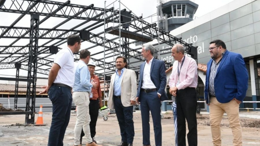 La ampliación del aeropuerto Salta no se detiene: Sáenz recorrió las obras