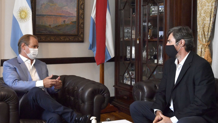 Bordet conversó sobre la agenda legislativa con el presidente de la Cámara de Diputados