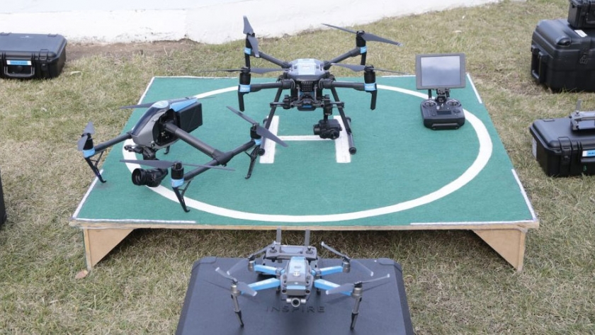 Con un drone de avanzada, Neuquén monitorea al Copahue desde el aire