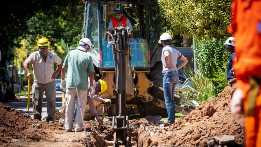 Santa Fe: comenzaron las obras de la red cloacal en Granadero Baigorria
