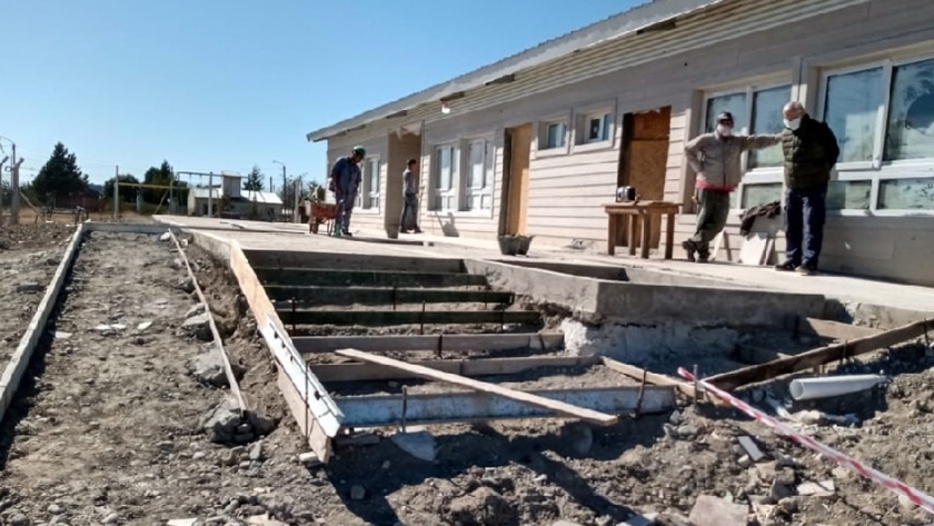Se retoman las obras escolares en Río Negro