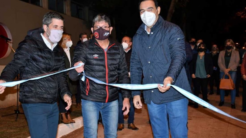 Valdés participó de la inauguración de obras en Virasoro