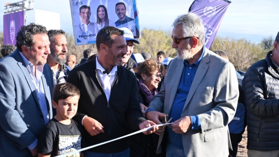 El gobernador inauguró la nueva planta potabilizadora que abastecerá a más de 45.000 habitantes