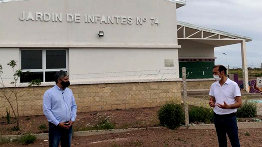 El Gobernador visitó Villa El Chocón