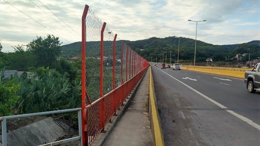 Jujuy: finalizó la protección del puente Asunción del Paraguay en la RN9