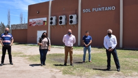 Sol Puntano recibió la visita del intendente de San Francisco del Monte de Oro