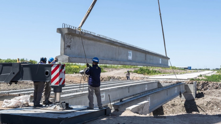 Avanzan los trabajos en dos puentes del Camino del Borde