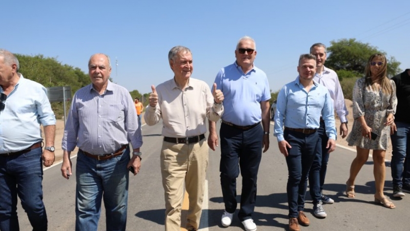 Schiaretti habilitó un tramo de la pavimentación del acceso a Capilla de los Remedios