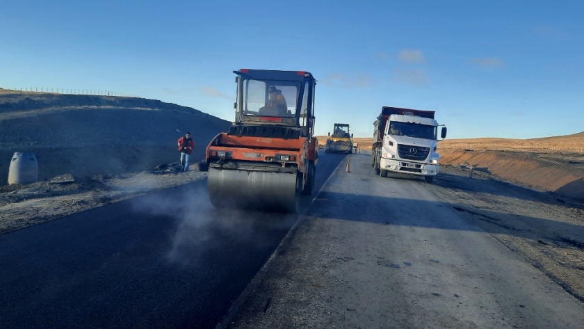 Finalizó la pavimentación de la RN24 CI en Tierra del Fuego
