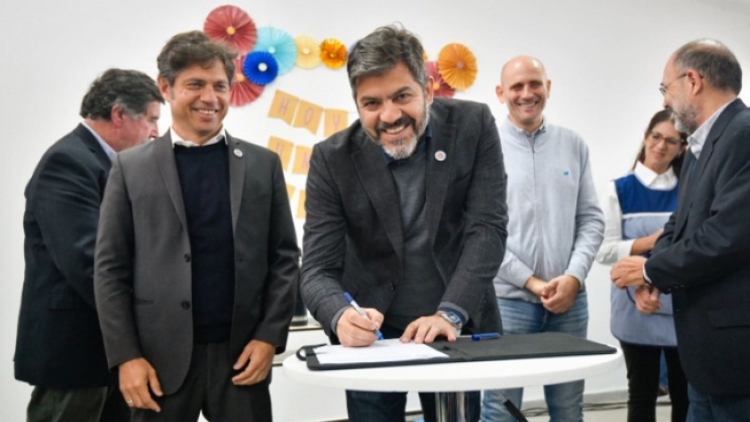 Kicillof y Bianco inauguraron la ampliación del Centro Universitario de Alberti