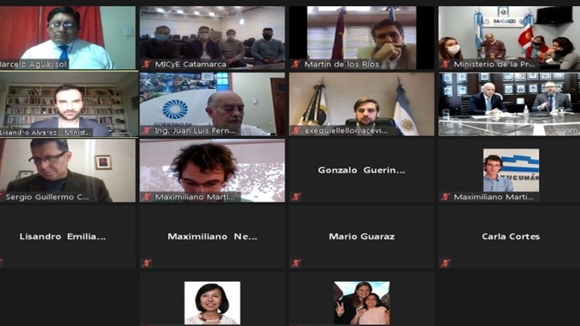 El ministro Álvarez representó a Catamarca en la 1° Jornada Virtual para PyMEs