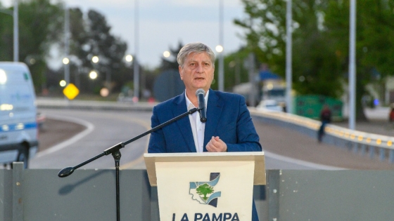 Ziliotto inauguró la Travesía Urbana de General Acha y un CDI