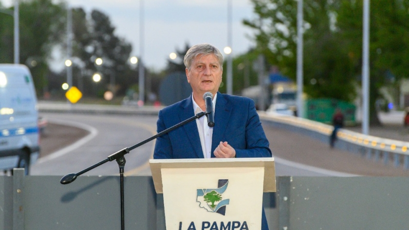 Ziliotto inauguró la Travesía Urbana de General Acha y un CDI