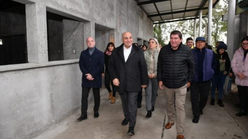 Avanzan las obras de ampliación en la Escuela Media N°273 Coronel Larrabure
