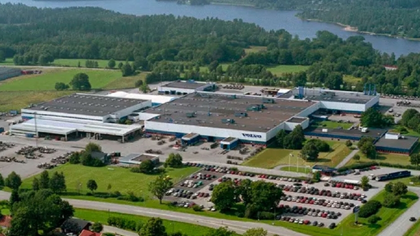 La planta de buses Volvo en Suecia, una de las primeras en utilizar energías renovables