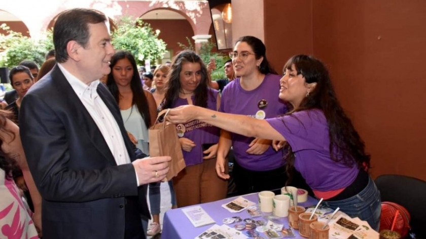 Gerardo Zamora participó de la jornada “Nosotras Protagonistas”