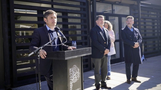 Kicillof inauguró el nuevo edificio de la Escuela de Educación Especial N°502