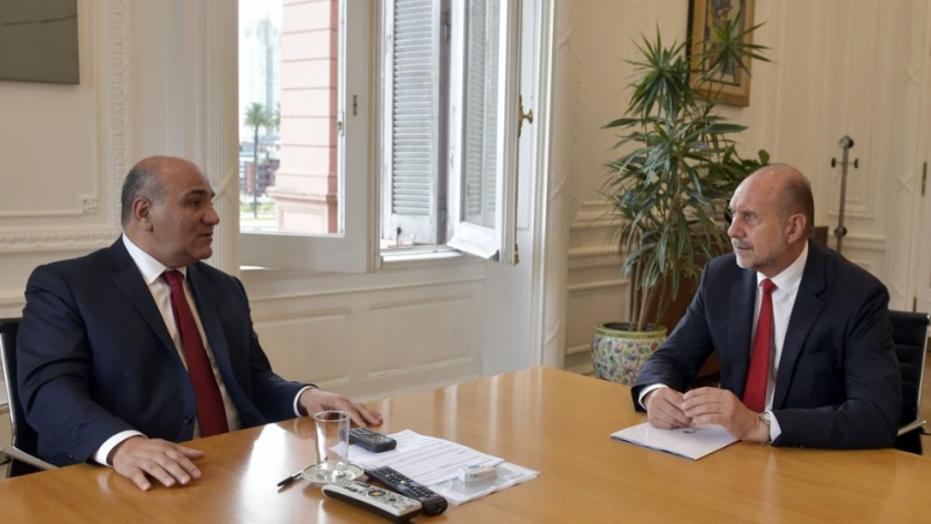 Perotti presentó al Jefe de Gabinete el cálculo final del monto de la deuda que Nación mantiene con la provincia