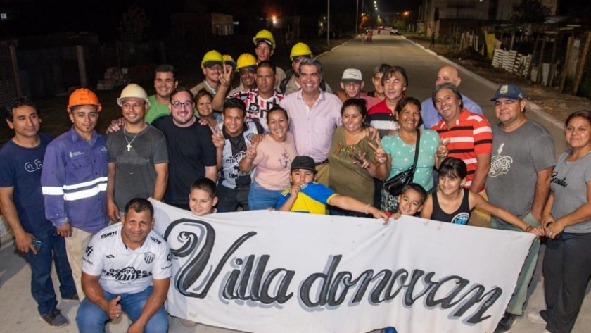 Capitanich inauguró más pavimento para mejorar el tránsito en la zona noreste de Resistencia