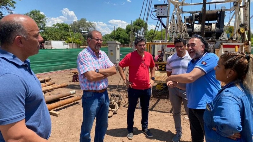 Obras para mejorar la provisión de agua en localidades del departamento San Martín