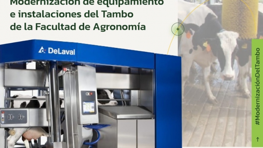 Agronomía recibió $ 40 millones para modernizar el Tambo Escuela